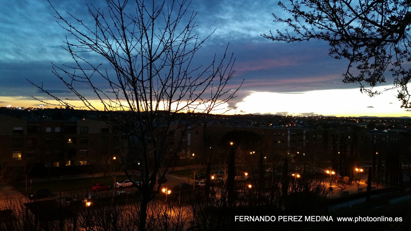 Parque Cerro Perdigones, Pozuelo de Alarcón, Madrid, España  (Photo - Date: 08-03-2016   /  Time: 19:34:56)