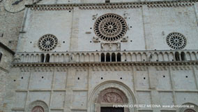 La Cattedrale di San Rufino, Asis, Italia
