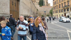 Via di Porta Angelica, Roma, Italia