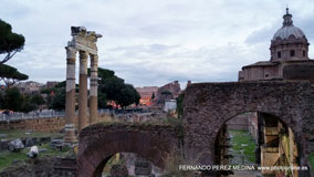 Foro di Cesare, Roma, Italia