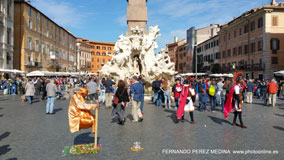Piazza Navona, Plaza Navona, Roma, Italia