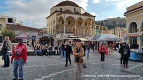 Platia Monastirakiou, Atenas, Grecia