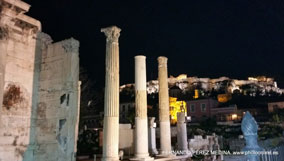 Hadrian's Library, Atenas, Grecia