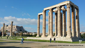 Templo de Zeus Olímpico Athens, Grecia