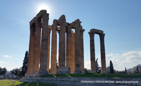 Templo de Zeus Olímpico Athens, Grecia