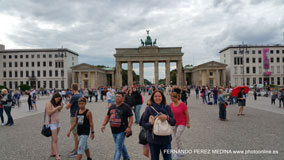 Puerta de Brandenburgo, Berlín, Alemania