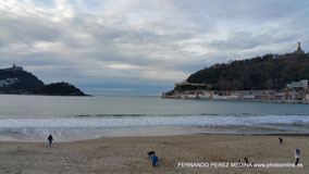 Playa de la Cocha, San Sebastian, España